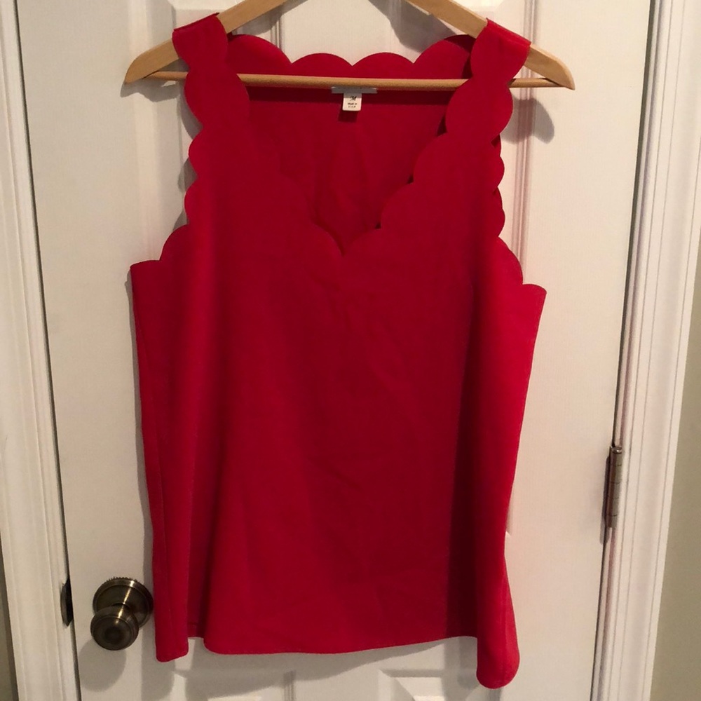 Dressy Scalloped Tank